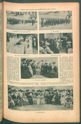 Fiesta en el Asilo de Huérfanos Militares
