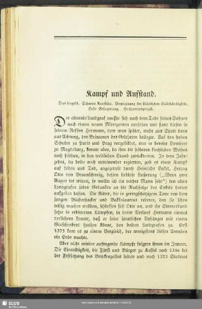 Kampf und Aufstand