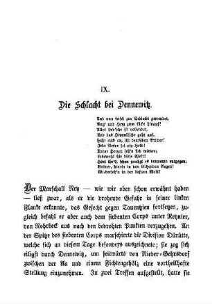 IX. Die Schlacht bei Dennewitz