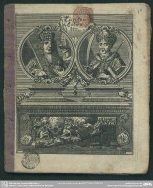 1758: Verbesserter und neuer Türcken-Calender : darinnen benebenst d. ordentl. Witterungs-Anzeige, durch d. Jahrs-Zeiten ... auch zu finden e. ausführl. Beschreibung d. Türcken-Kriege ... auf d. Jahr ...