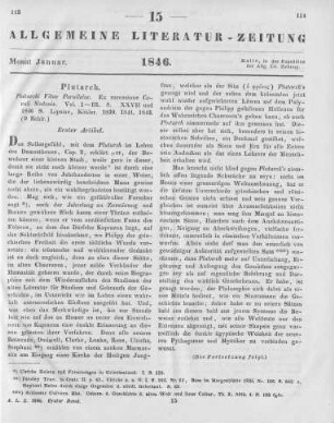 Plutarchus: Plutarchi Vitae parallelae. Ex recensione C. Sintenis. Vol. 1-3. Leipzig: Köhler 1839-43