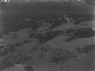 Berninagruppe : Blick auf Piz Palu und Piz Cambrena in der Berninagruppe