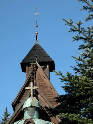 Holzkirche Wang beim Kurort Karpacz, 13. Jahrhundert, im 19. Jh. aus Norwegen hierher umgesetzt
