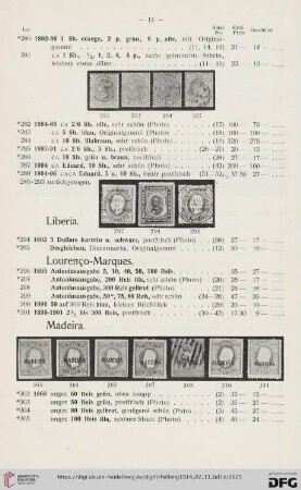 Madeira (Nr. 302-311)