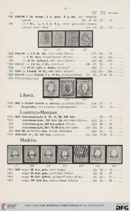 Madeira (Nr. 302-311)