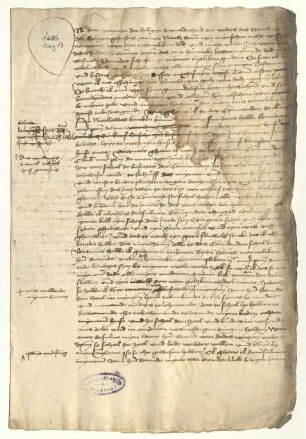 Testament des Hinrick Bottermann.