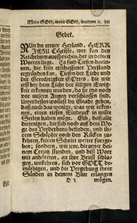 121-122, Gebet
