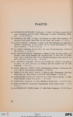 Plastik (Nr. 504-514a)