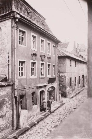 Bautzen, Wohnhaus Kesselgasse 11 von Westen