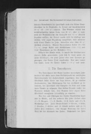 7. Die Unterthanen.