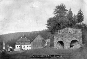 Hammerherrenhaus und Hochofen : Schmalzgrube. Hammerherrenhaus und Hochofen