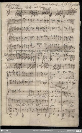 Hymnus in nativitate S: J: Baptistae