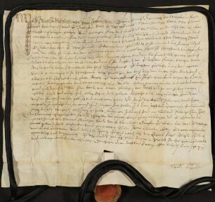 Philipp Schlichterer von Erpfenstein bekennt, dass ihm Graf Heinrich zu Löwenstein (Lewenstein), Herr zu Scharfeneck (Scharpfeneck), die halbe Hubner-Mühle bei Freiersheim verliehen hat. Inseriert ist der Lehensbrief vom gleichen Tag.