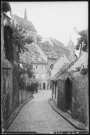 Meißen. Leinewebergasse