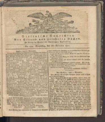 No. 134, 07.11.1811
