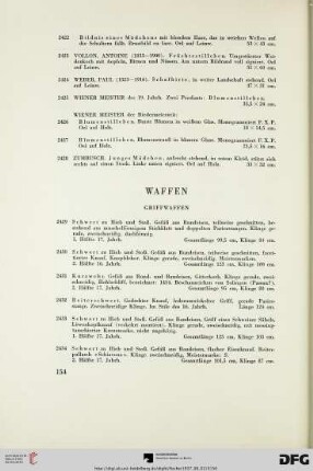 Waffen (Nr. 2429-2537)
