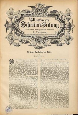 Illustrierte Schreiner-Zeitung. 4. [1885/86], H. 1 - 12