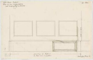 Fischer, Theodor; Lana / Südtirol (Italien); Schule - Betsaal - Profil (Schnitt)