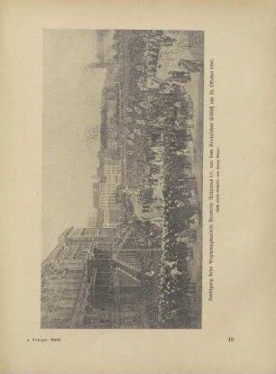 Huldigung beim Regierungsantritt Friedrich Wilhelms IV. vor dem Königlichen Schloß am 15. Oktober 1840