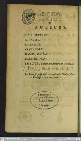Acteurs