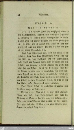 Kapitel 6. Von den Alkalien