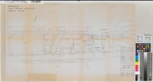 Hamm (Hamm) Erweiterung des Staatlichen Gymnasiums Lageplan 1969 1 : 500 55 x 92 Pause mit Einzeichnung Staatshochbauamt Soest
