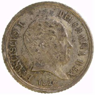 Münze, Carlino, 1826