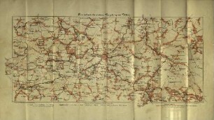 Tourenkarte der weiteren Umgebung von Zittau