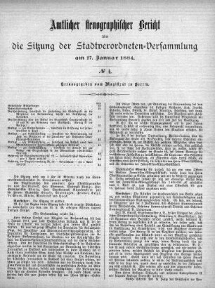 No. 4, 17. Januar 1884