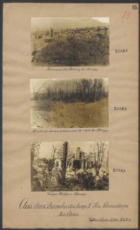 Trichter der Minenexplosion vom 30.01.1916 bei Blangy