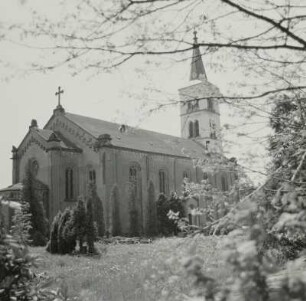Callenberg. Katharinenkirche (1855/1859). Ansicht von Nordosten