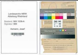 Entnazifizierung Josef Axmann , geb. 24.06.1902 (Angestellter)