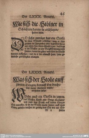 Der LXXXI. Artickel. - Der XC. Artickel.