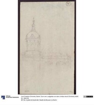Berlin. Dom am Lustgarten vor dem Umbau durch Schinkel