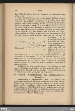 Anforderungen an photographische Linsen