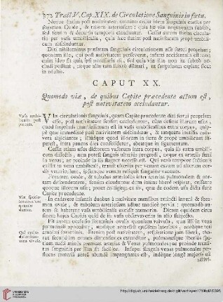 Caput XX: Quomodo viae, de quibus Capite praecedente actum est, post nativitatem occludantur