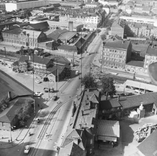 Nordbahnhof in Erfurt-Ilversgehofen : Blickrichtung Norden