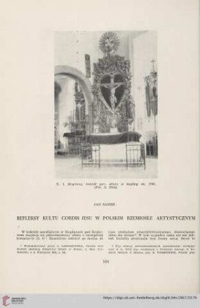 29: Refleksy kultu Cordis Jesu w polskim rzemiośle artystycznym