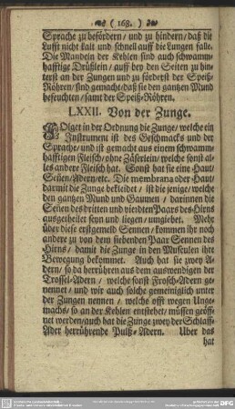 LXXII. Von der Zunge