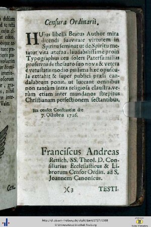 Censura ordinarii