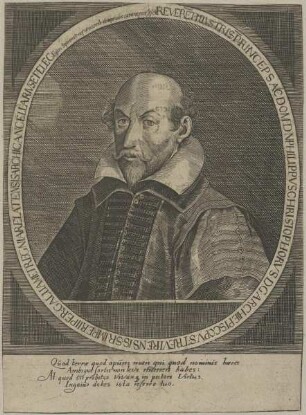 Bildnis von Philippvs Christophorvs, Erzbischof von Trier