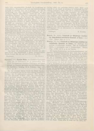 278-279 [Rezension] Nessler, Carl, Festschrift zur 300jährigen Jubelfeier der wallonischen Gemeinde zu Hanau
