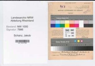 Entnazifizierung Jakob Schanz, geb. 23.06.1902 (Buchhalter)