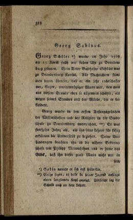 Georg Sabinus