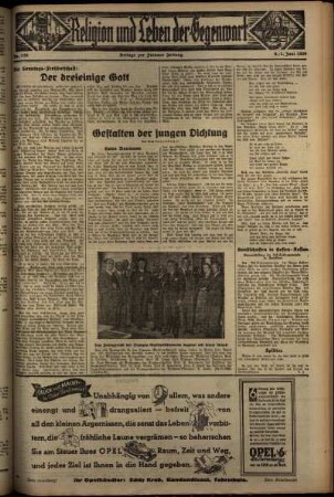Dritte Ausgabe vom Samstag, den 06. Juni 1936.