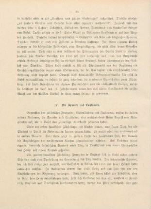 IV. Die Spanier und Engländer
