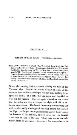 CHAPTER XIII. - SCENERY OF LAKE GARDA - PESCHIERA - VERONA,
