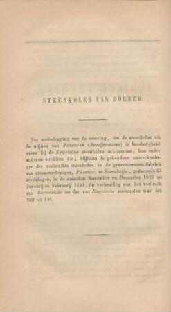 Steenkolen van Borneo