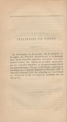 Steenkolen van Borneo