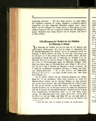 Oise=Übergang der Vorhut der 20. Division bei Flavigny le Grand.